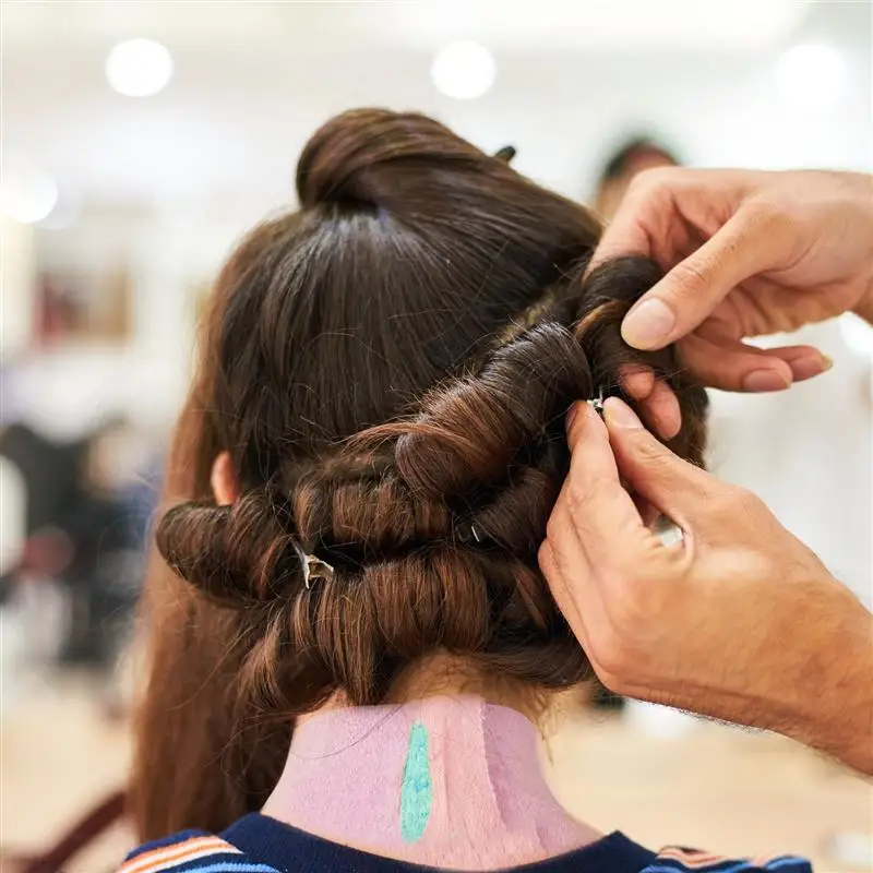 

5 Rolls Barber Shop Neck Strips Neck Paper Hair Cutting Supplies For Salon Hairdressing Neck Strips Paper Hair Cutting Paper