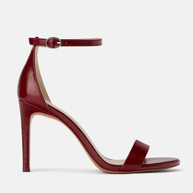 

Women Sandals 6/8/10CM Stiletto High Heel Shoes Ankle Strap OL Sexy Party Wedding Shoes Size 33-41Women's shoes