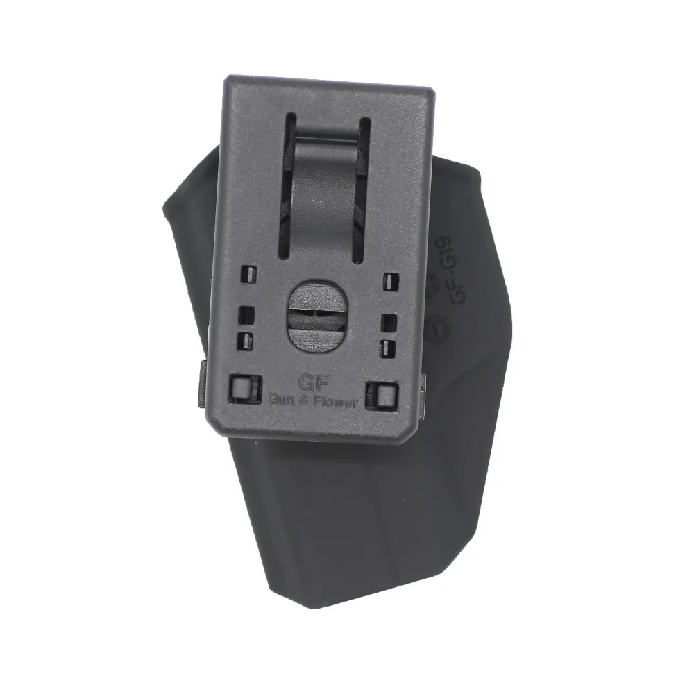Gunflower Скрытая переноска Glock 19 индекс выпуска полимерная OWB кобура с зажимом для ремня