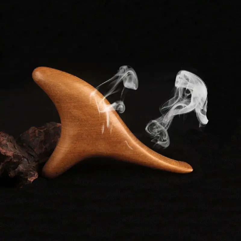 Деревянный треугольник тригменальный массажер для ног Расслабление тела Кровообращение терапия Рефлексология соскабливание инструмент Акупрессура