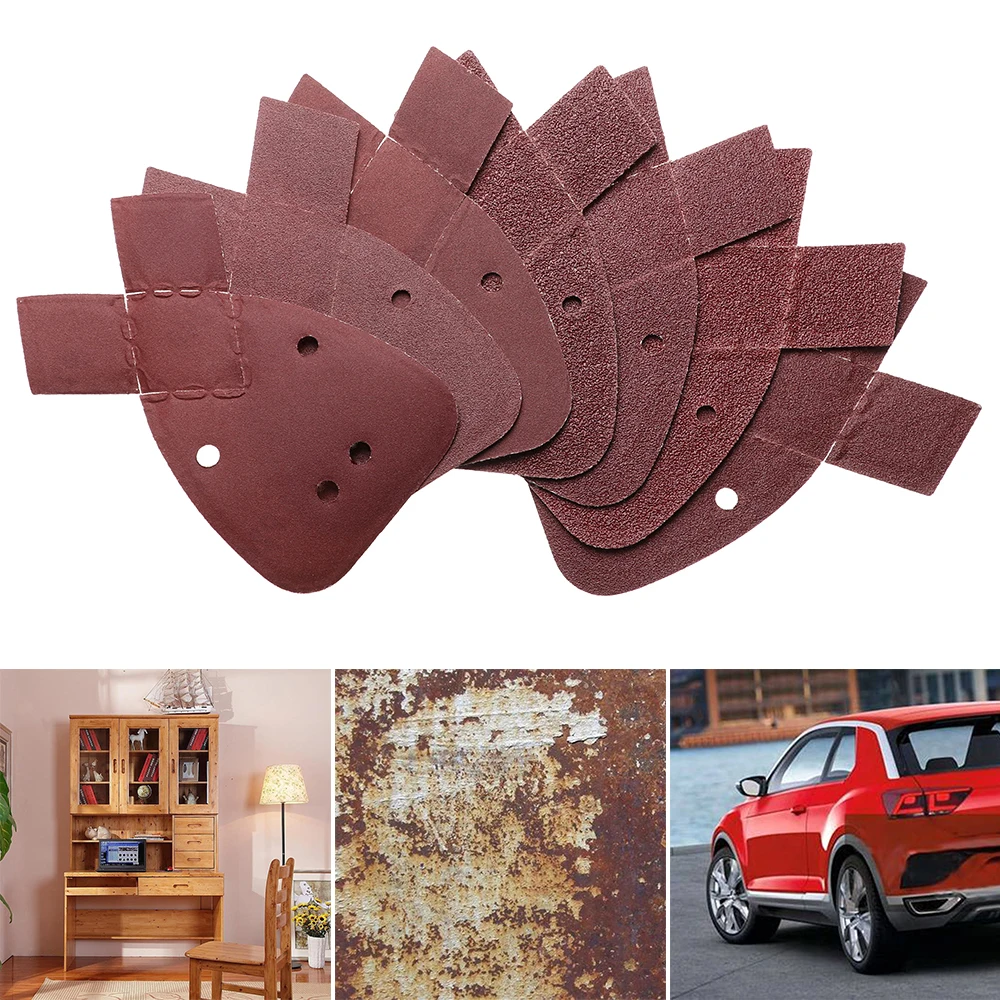 10 шт. шлифовальный станок для шлифования наждачной бумагой набор из 40/60/80/100/120/180/240