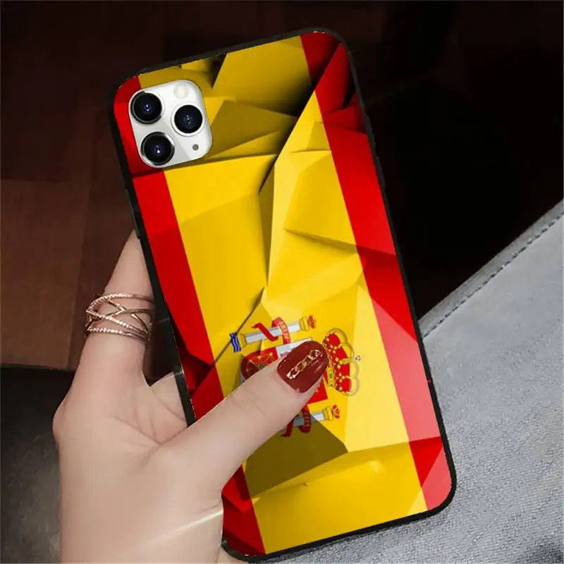 

Spain Coat of Arms Flag Phone Case for iPhone 11 12 pro XS MAX 8 7 6 6S Plus X 5S SE 2020 XR