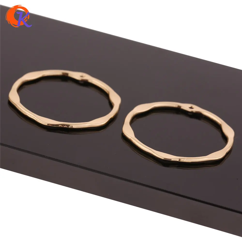 

Cordial Design 100Pcs 43mm 33mm Jewelry Accessories/Earring Connectors/Ring Shape/DIY Jewelry Making/Hand Made/Earring Findings