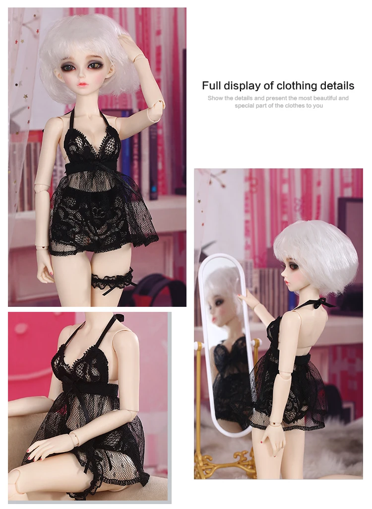 BJD Кукла Одежда 1/4 милое платье Кукла Одежда FL Fairyline для Minifee Rendia девушка тело кукла аксессуары Fairyland luodoll