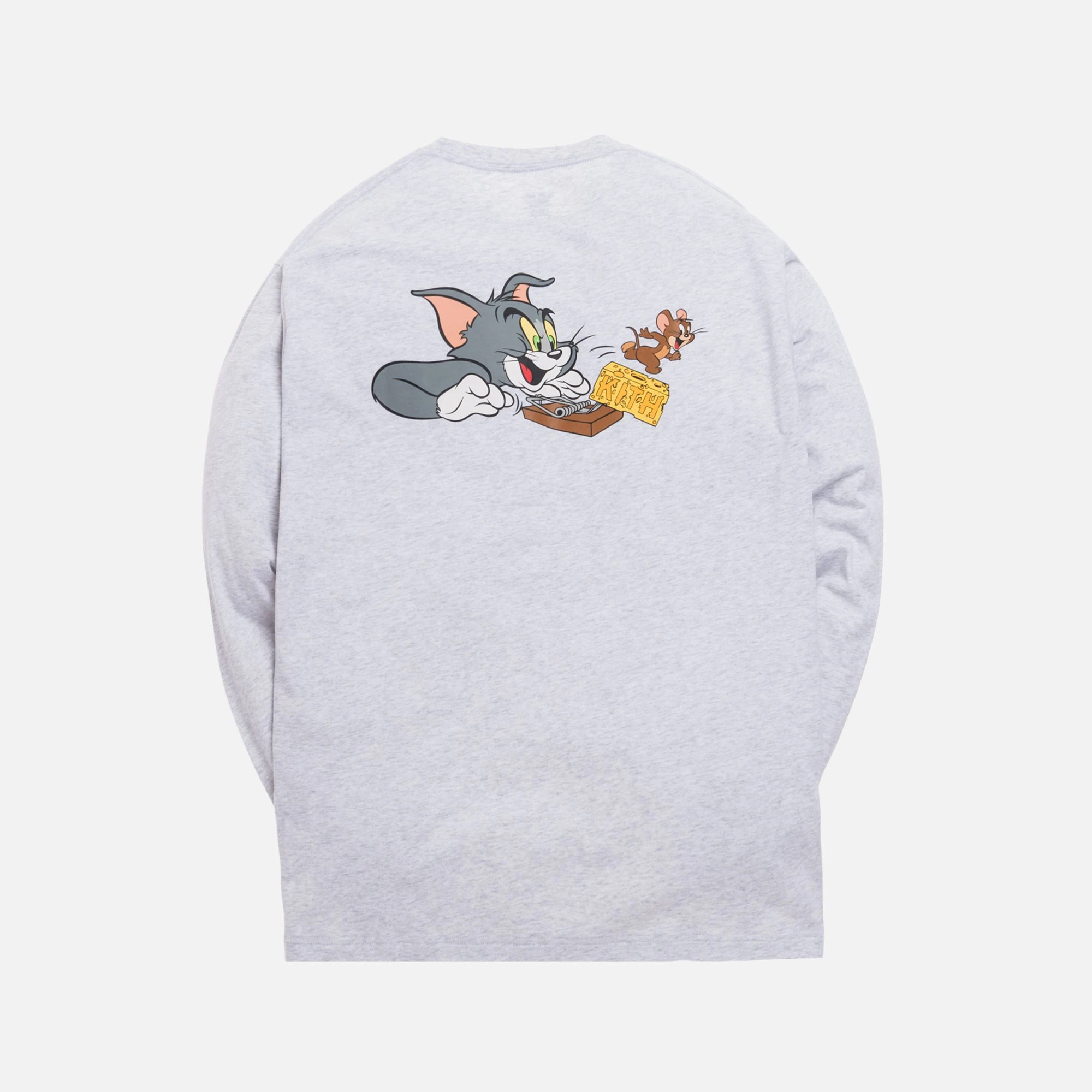 19ss Kith X Tom футболка 1:1 высокое качество Kith футболка с длинными рукавами хип-хоп Уличная Джастин Бибер КИТ футболка s для мужчин и женщин