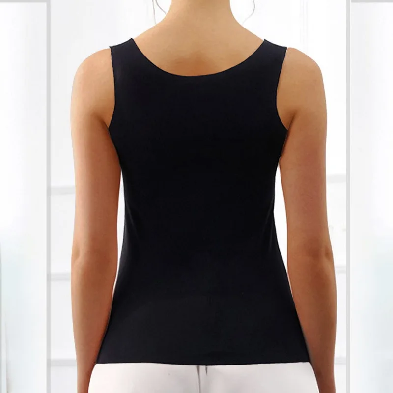 Топ женский на бретелях-спагетти базовая белая майка с V-образным вырезом