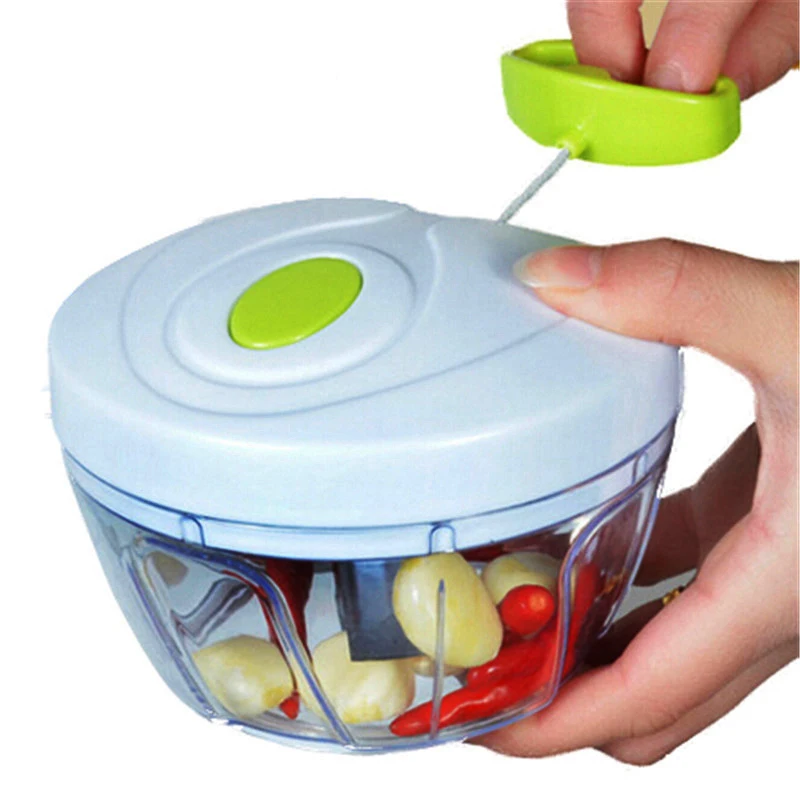 

Manual Fruit Vegetable Chopper Hand Twist Pull Food Cutter Onion Nuts Grinder Mincer Shredder Garlic Cutter Kitchen Accessories