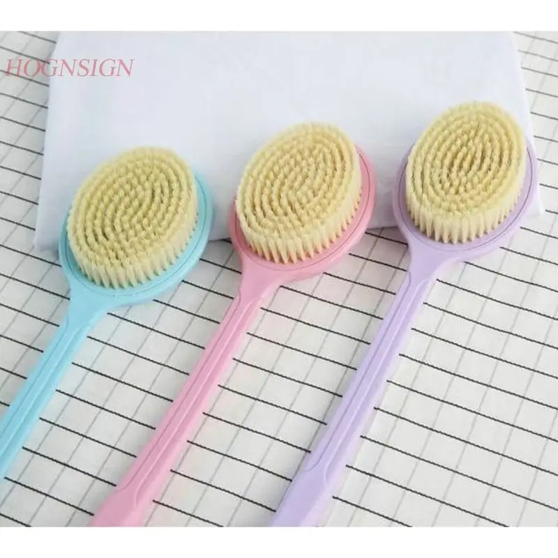 

massage back rubbing artifact Bathing Bath Brush Massage Back Rubbing Body Shower Tool Soft Hair Long Handle Home Adult