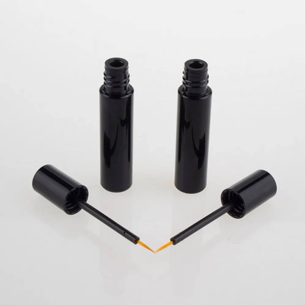 5ps 4ml Empty Black Eyeliner Container Bottle Tube with Brush make Up Liquid Refillable Applicator | Красота и здоровье