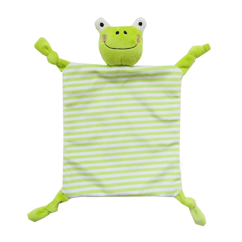 

Baby Soother Appease Towel Soft Plush Animal Doll Teether Infant Comfort Blanket