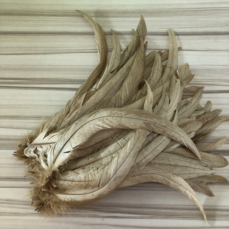 Оптовая продажа 100 шт. натуральные светильник вые петушиные хвостовые перья 25 30