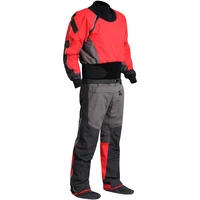 mens kayak drysuit for men dry suits latex cuff and splash collar flatwater ocean river paddling dm73