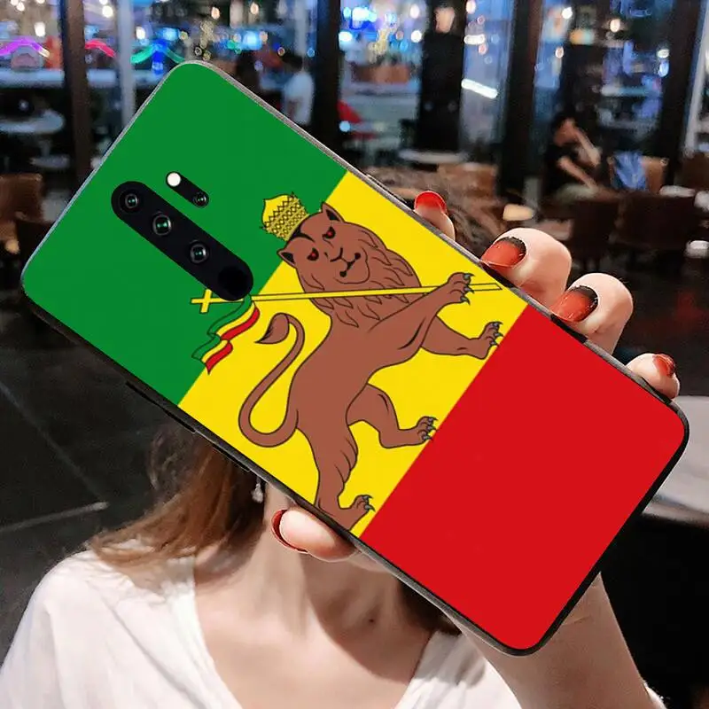 

Retro Ethiopia flag Phone Case for Redmi Note 9 8 8T 8A 7 6 6A Go Pro Max Redmi 9 K20 K30 Pro