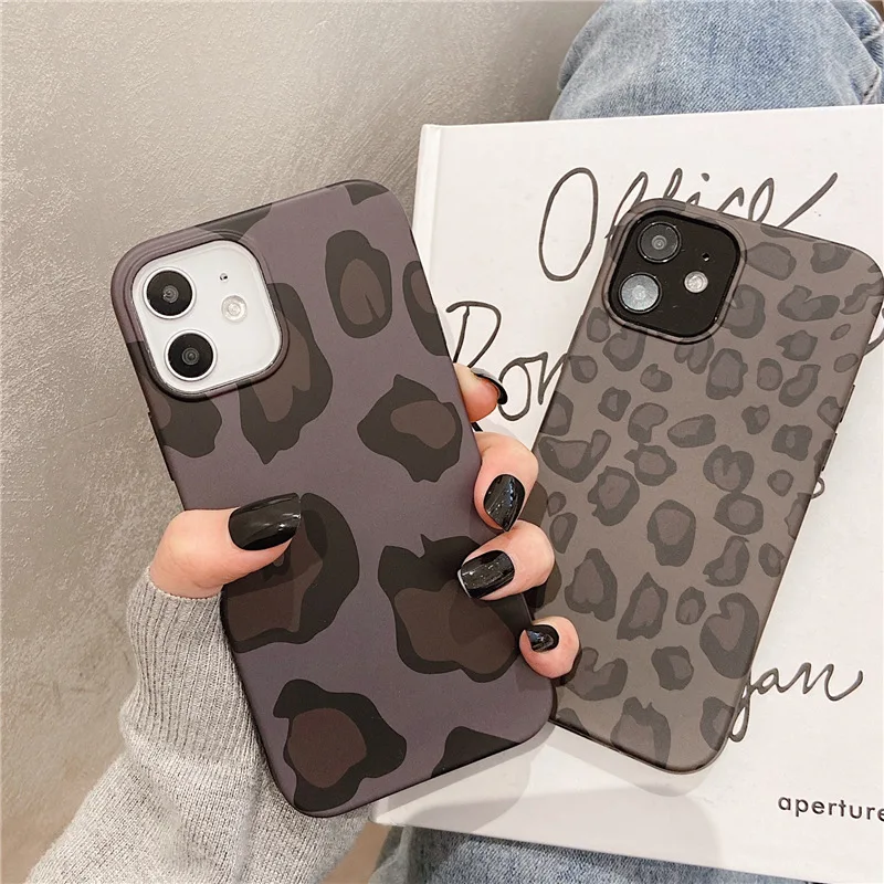

For iphone 12Pro Max Case,Black leopard Case For Iphone 12,Soft TPU Back Protective Phone Cover For iphone 12Pro Case