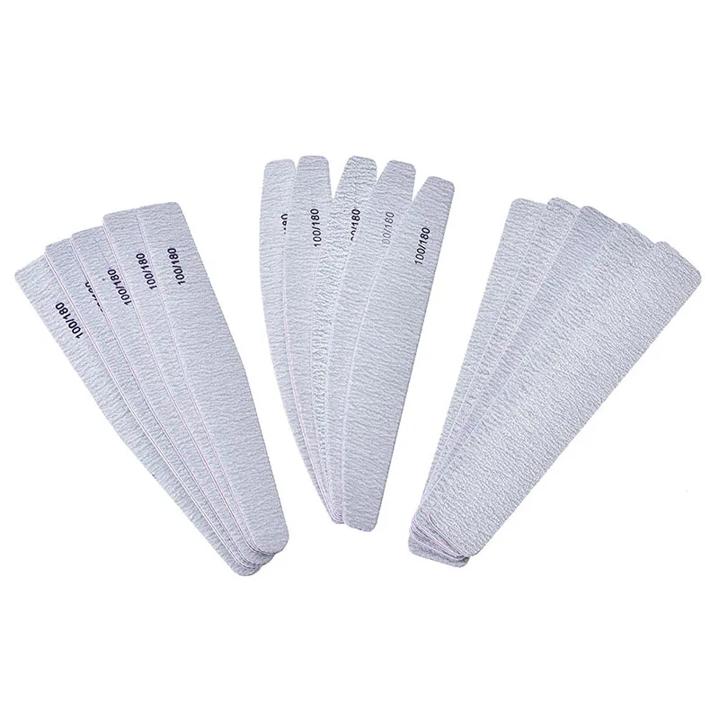 

1pc Sanding Nail Polish File Nail Art Tools Grey Color 17.8x2.8x0.4cm