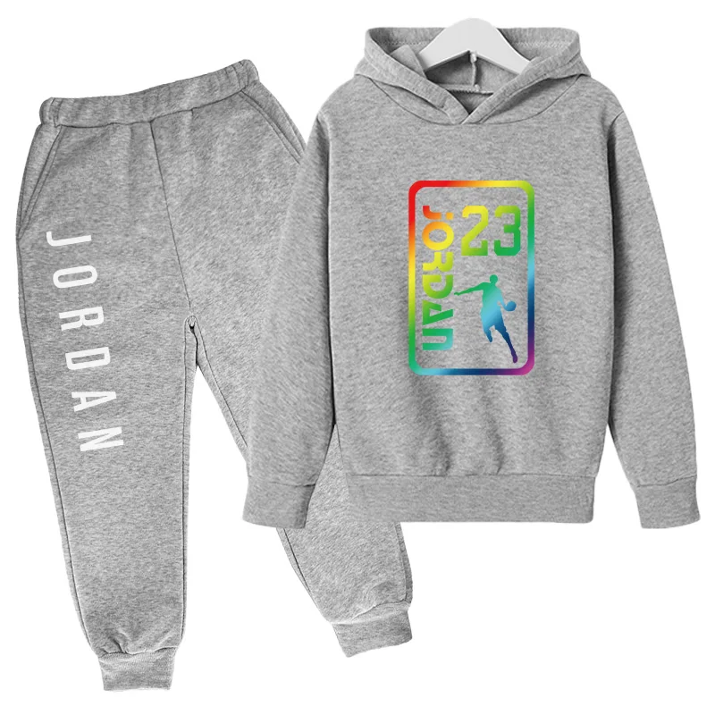 

No. 23 Boys Sports Hoodie Fall Long Sleeve Pullover Girls Cotton Hoodie Kids Sweatshirt Teen Fall/Winter Matching Family Wear