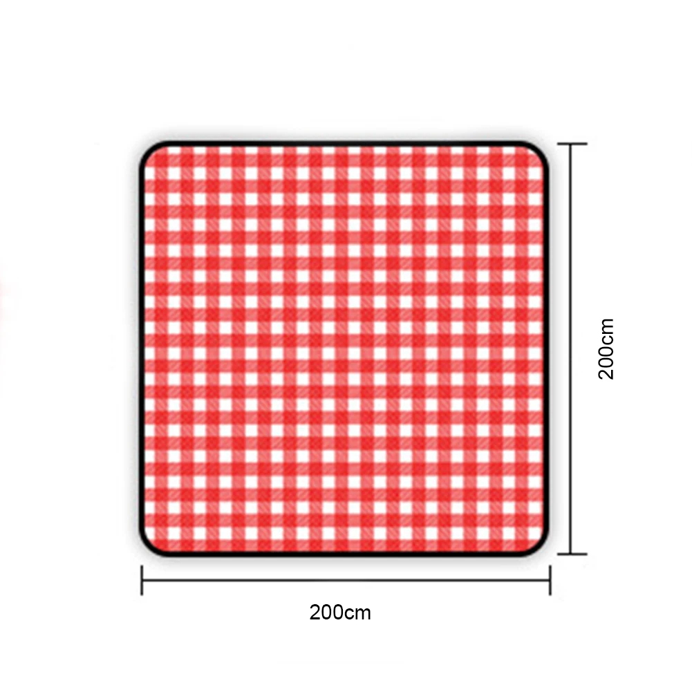 

Picnic Mat Outdoor Waterproof Blanket Picnic Camping Beach Mat 200x200cm Plaid Pad Lightweig Sleeping Moistureproof Blanket