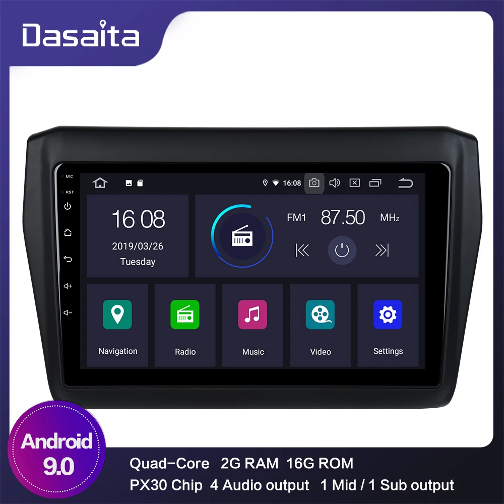 Автомобильная стереосистема TDA7850 Android 9 0 для Suzuki Swift 2005 2006 2007 2008 2009 2010 Авторадио