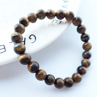 fashion 8mm chakra tiger eye bracelets for women men natural stone round beads bracelet lava jewelry