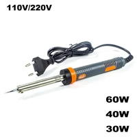 electric tin soldering iron electric welder for electronics heat pencil 30w 40w 60w external heating tool with indicator light