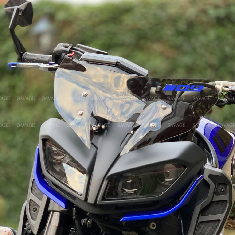 Windscreen For YAMAHA MT-09/SP FZ-09- 18 19 Windshield Pare-brise Motorcycle Wind Deflectors MT-09SP MT09 FZ09 MT FZ 09