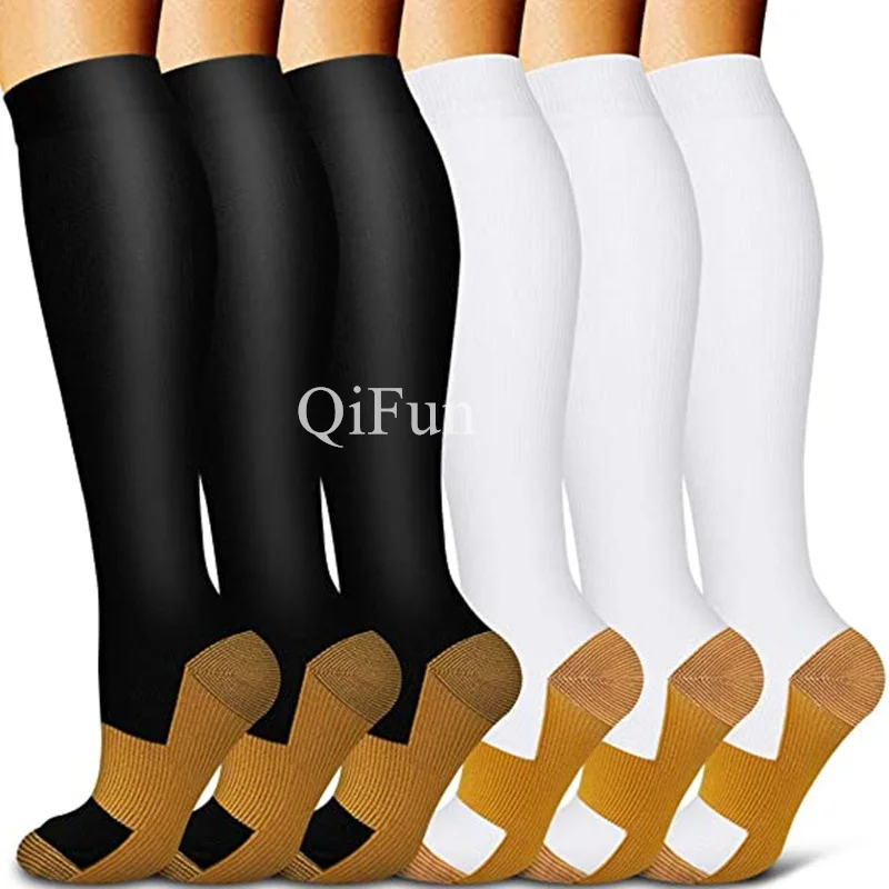 

Dropship Compression Socks For Men Women Blood Circulation Crossfit Workout Training Sports Recovery Compression Stockings