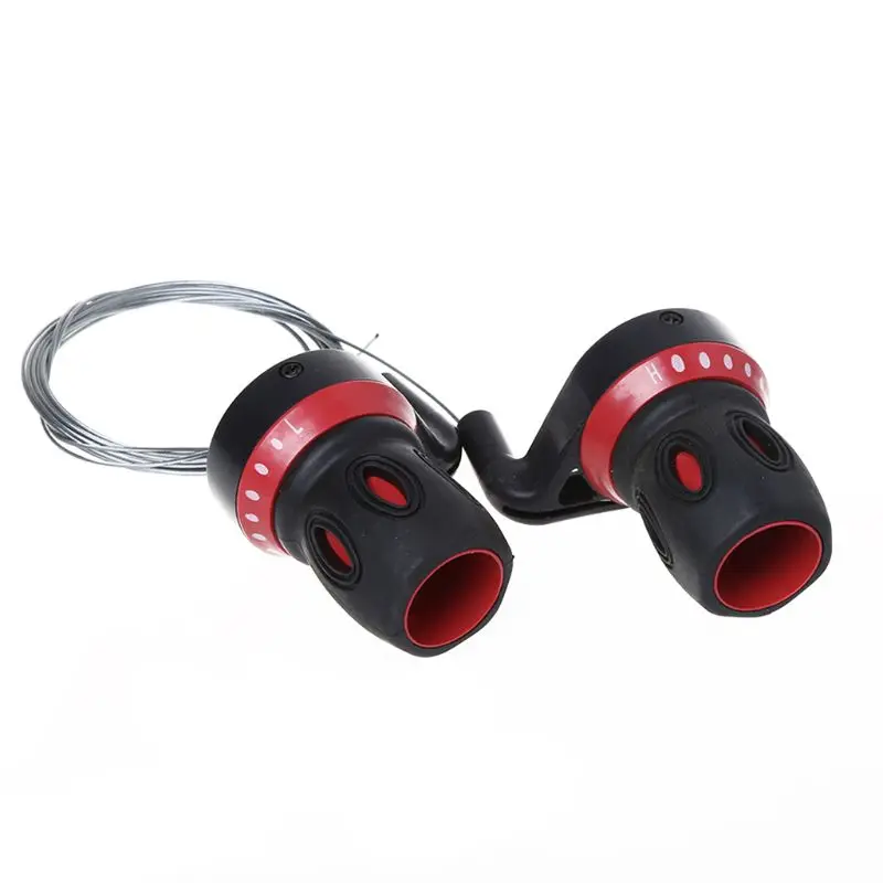 

1 Pair Derailleur Grips Bicycle Lever Transmission Twist Grip Speed Change MTB Bike Compatible Cycling Gear Shifter Travel