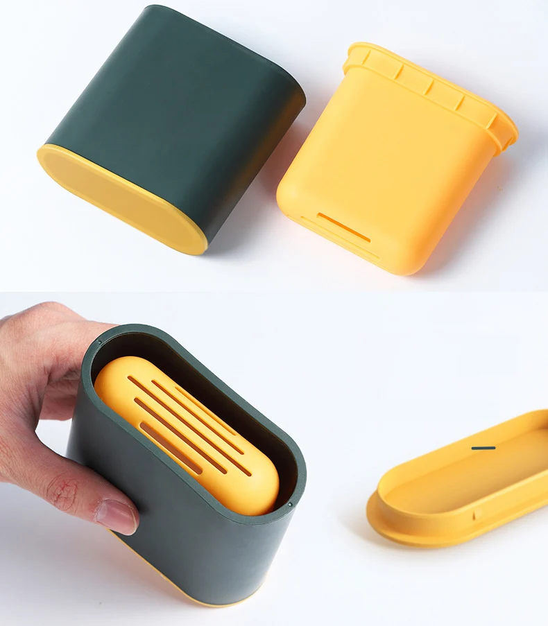 

Silicone Toilet Brush With Base Rubber Head Bracket Quick Drying Holder Set For Toilet Bathroom Equipment Bathroom Accessories