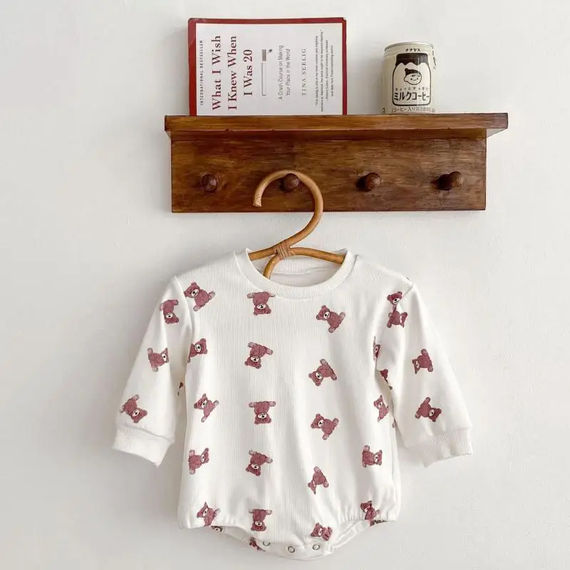 

Комбинезон для младенцев 0-24 мес., с длинным рукавом и круглым вырезом