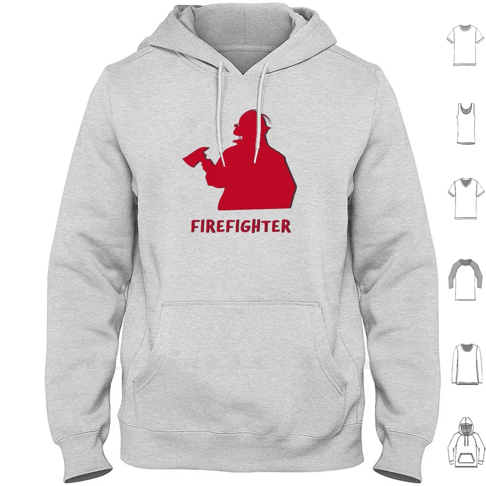 

Пожарный подарок идея толстовки с длинным рукавом пожарные