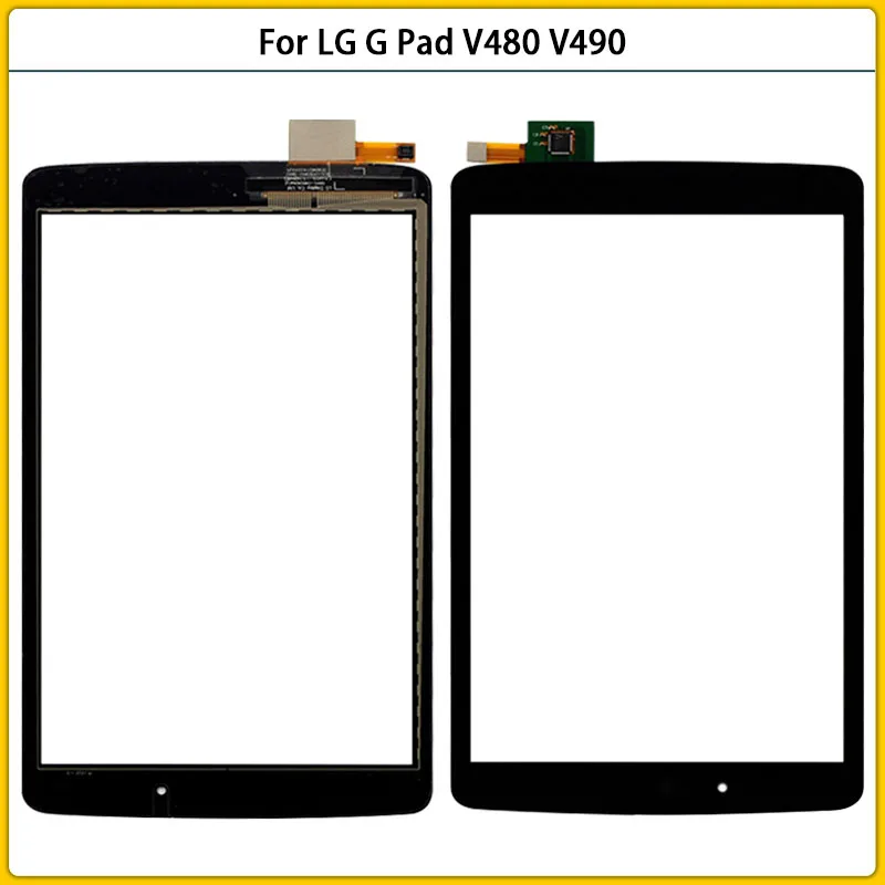 

New 8.0'' Screen Touch Glass For LG G Pad V480 V490 Touch Screen Panel Digitizer Sensor LCD Front Outer Glass Replacement Parts