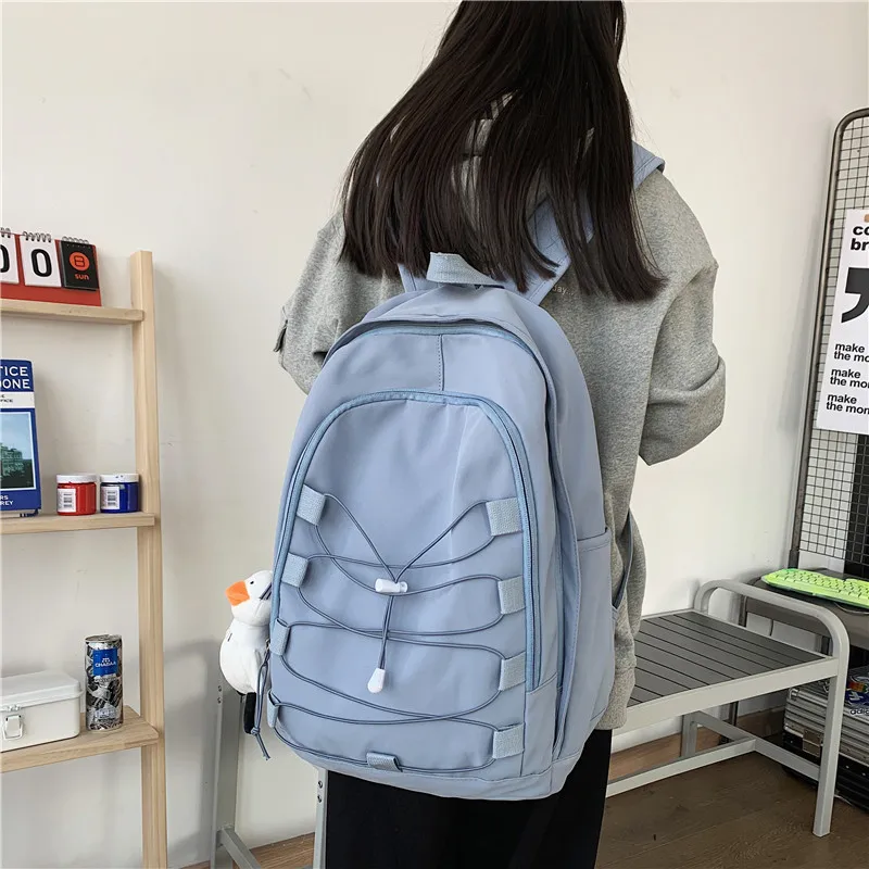 

Men's Sports and Leisure Travel Backpack Simple Computer Large-capacity Female Student Schoolbag Tide Mini Backpack Cute Women