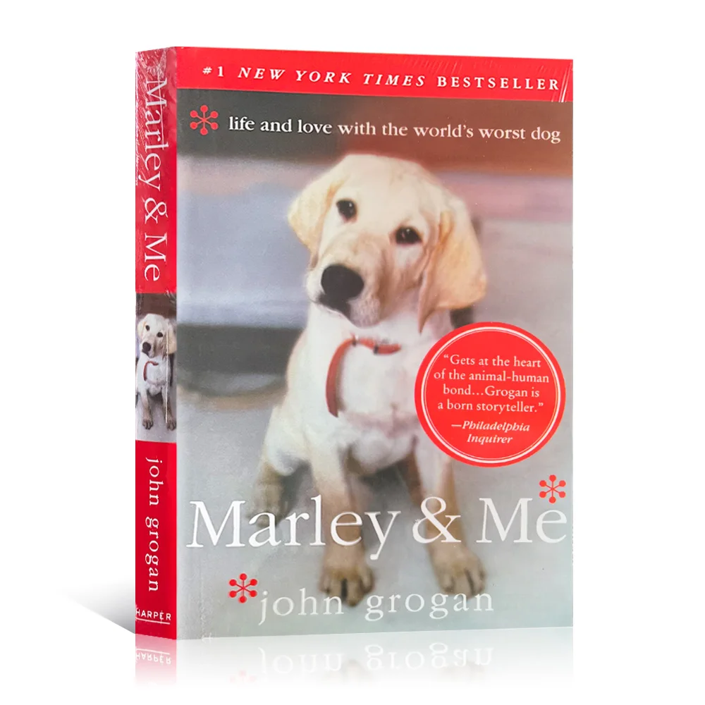 

Marley & Me Джон Гроган счастливая жизнь с трюком собака классический литературный Роман дети книга для чтения на ночь