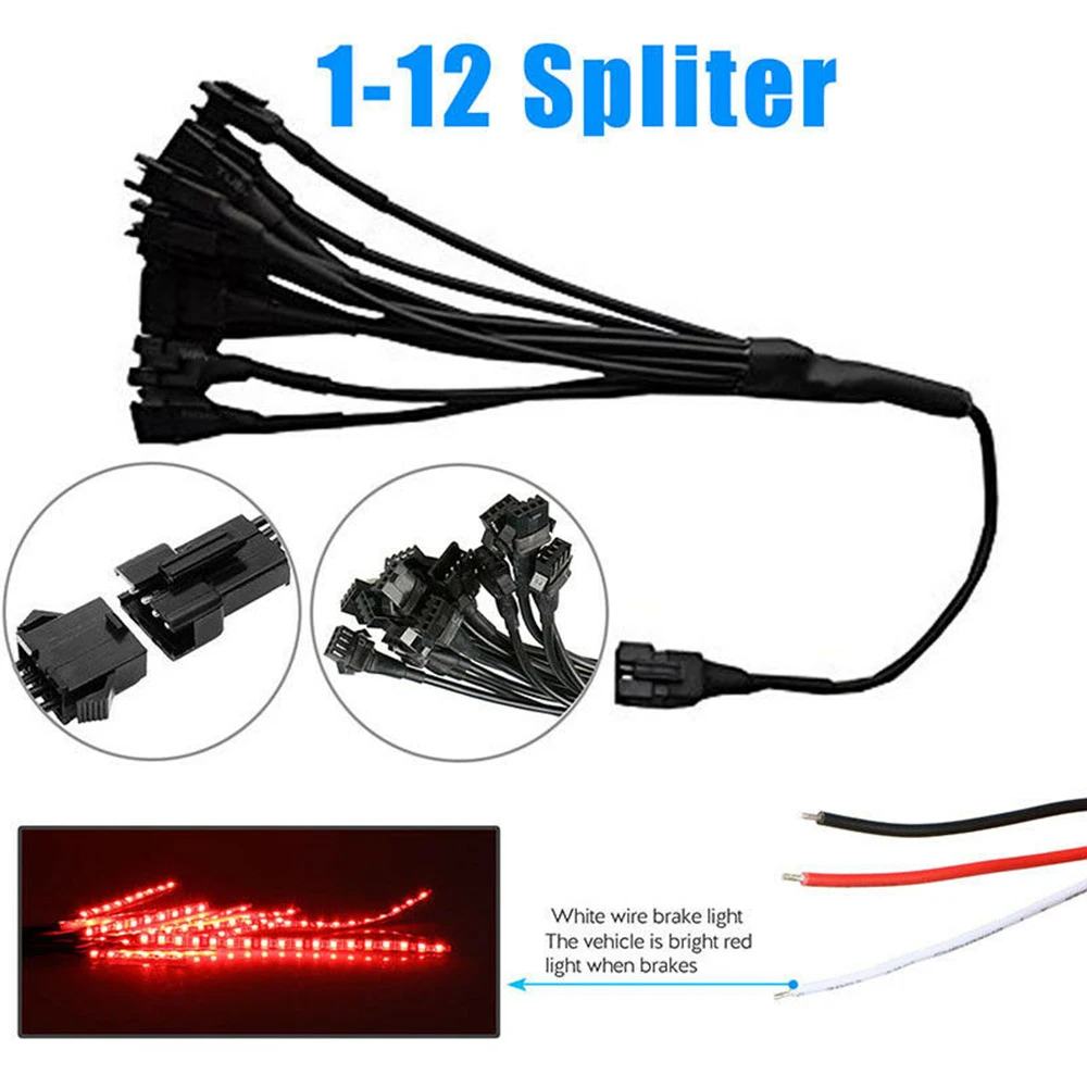 Светодиодный неоновый светильник для мотоцикла 12 шт. 15 цветов RGB пульт