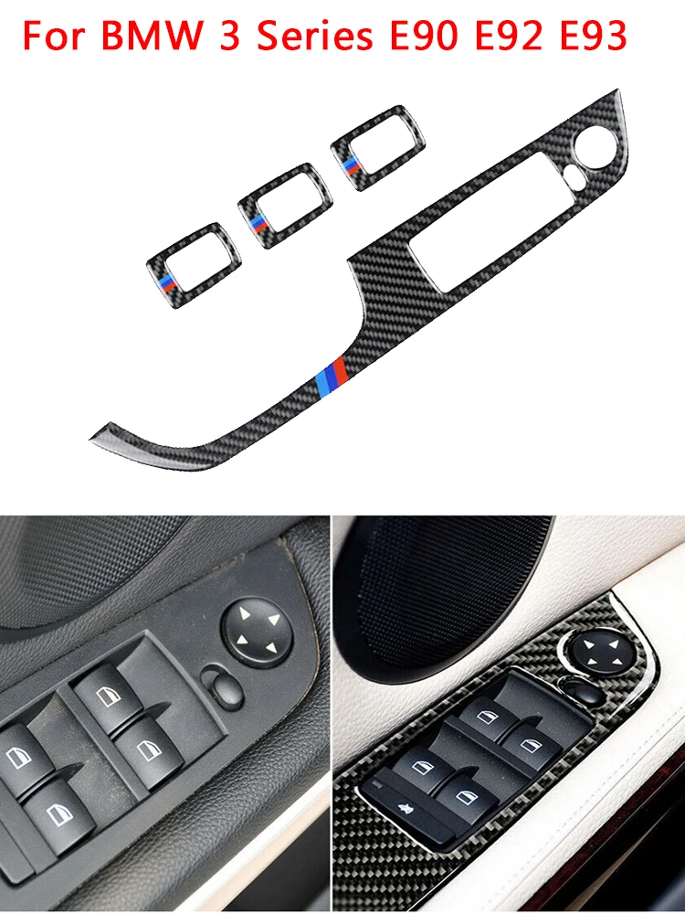 

Наклейки декоративные из углеродного волокна для стеклоподъемника BMW 3 серии E90 E92 E93