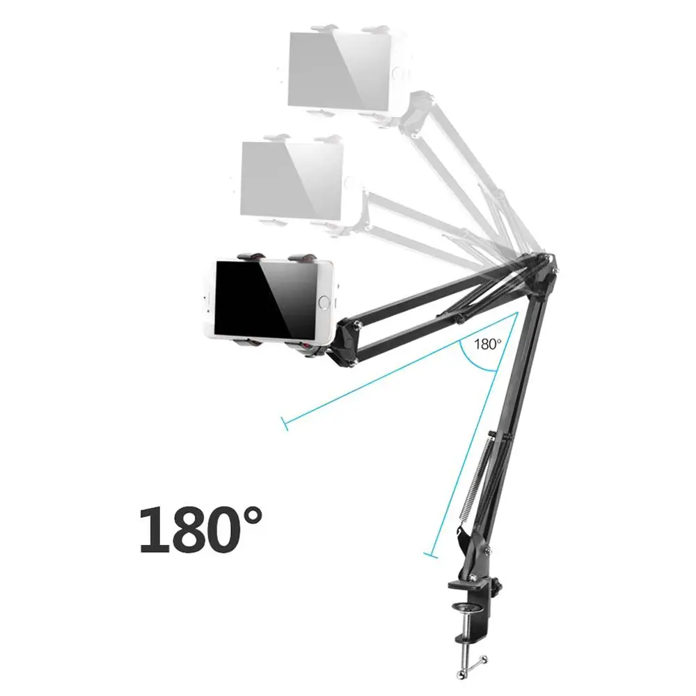 Вращающийся на 360 градусов гибкий держатель для планшета с длинными рукавами ipad