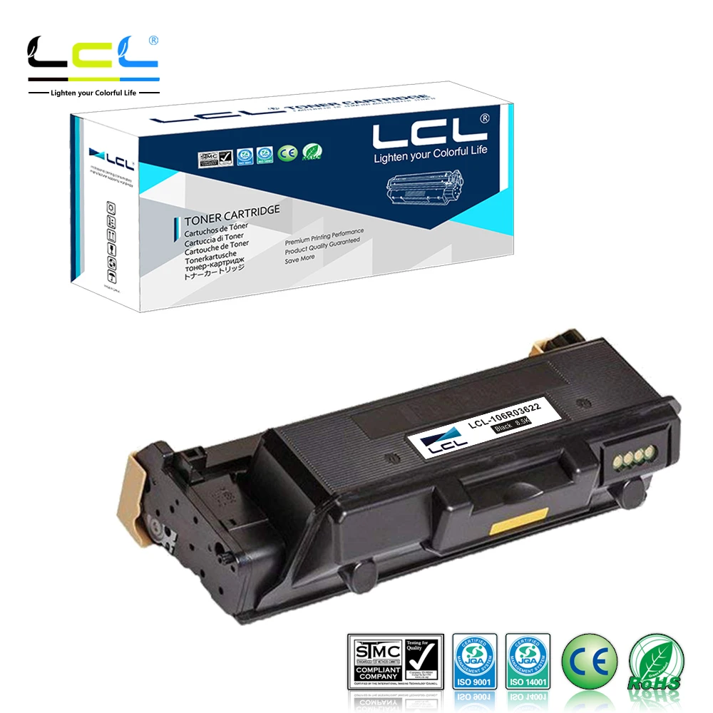 LCL WorkCentre 3335 3345 Phaser 3330 106R03620 106R03621 106R03622 8500pa (1-pack) Laser Toner Cartridge Compatible for Xerox