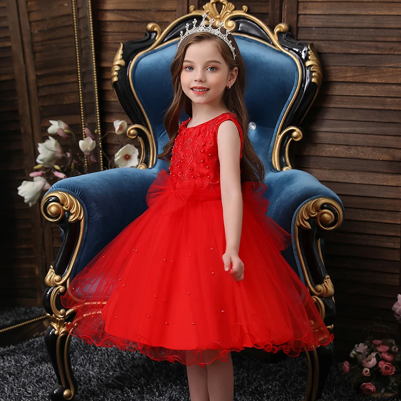 Платье для девочки с цветами на свадьбу одежда маленьких девочек день рождения
