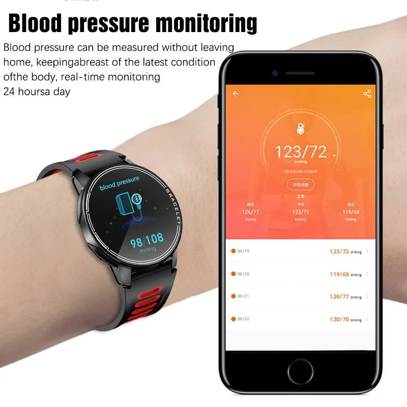 

LIGE New Smart Watch Men IP68 Waterproof Sports Women Bluetooth Smartwatch Fitness Tracker Heart Rate Monitor For Android IOS