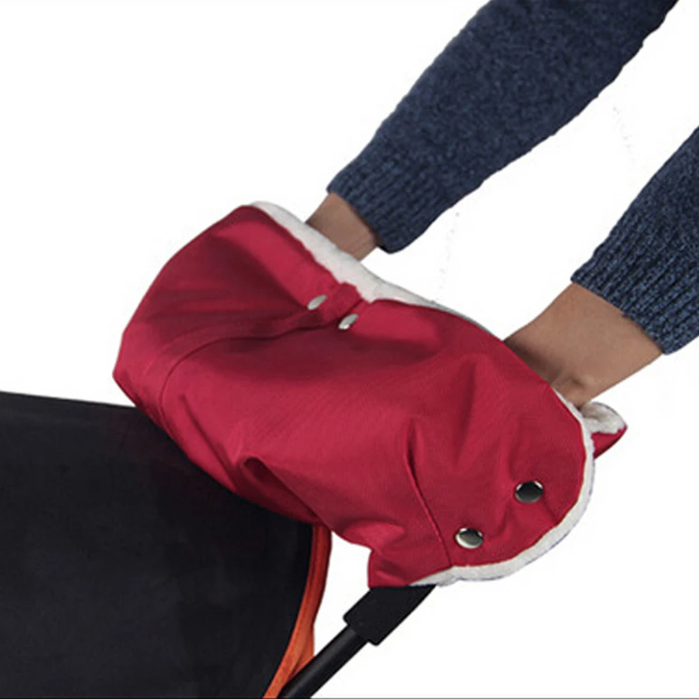 Детские зимние теплые перчатки для коляски муфта рук водонепроницаемая варежка