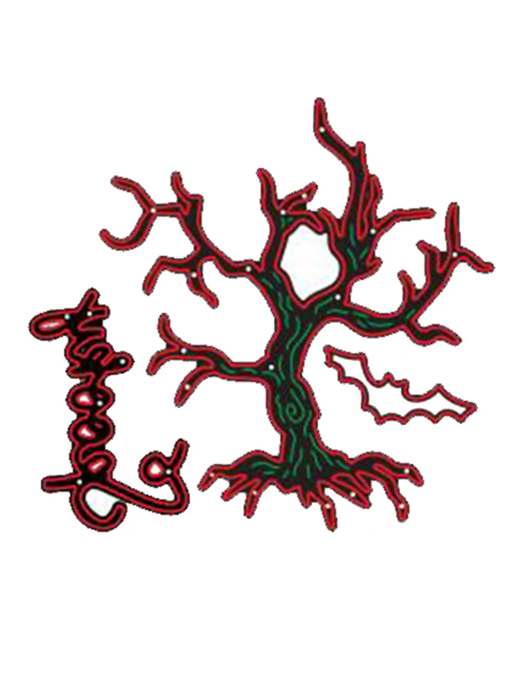 Жуткий елка Рождественские заготовки Скрапбукинг Новое поступление