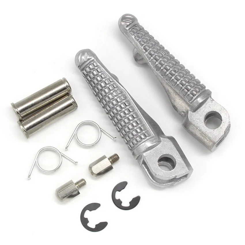 

Motorcycle Front Foot Pegs Pedals For Kawasaki ZR1000 Z1000 ZR800 Z800 ZX1000 Ninja ZX10R Z750R 34028-0093 R 34028-0092 Footrest