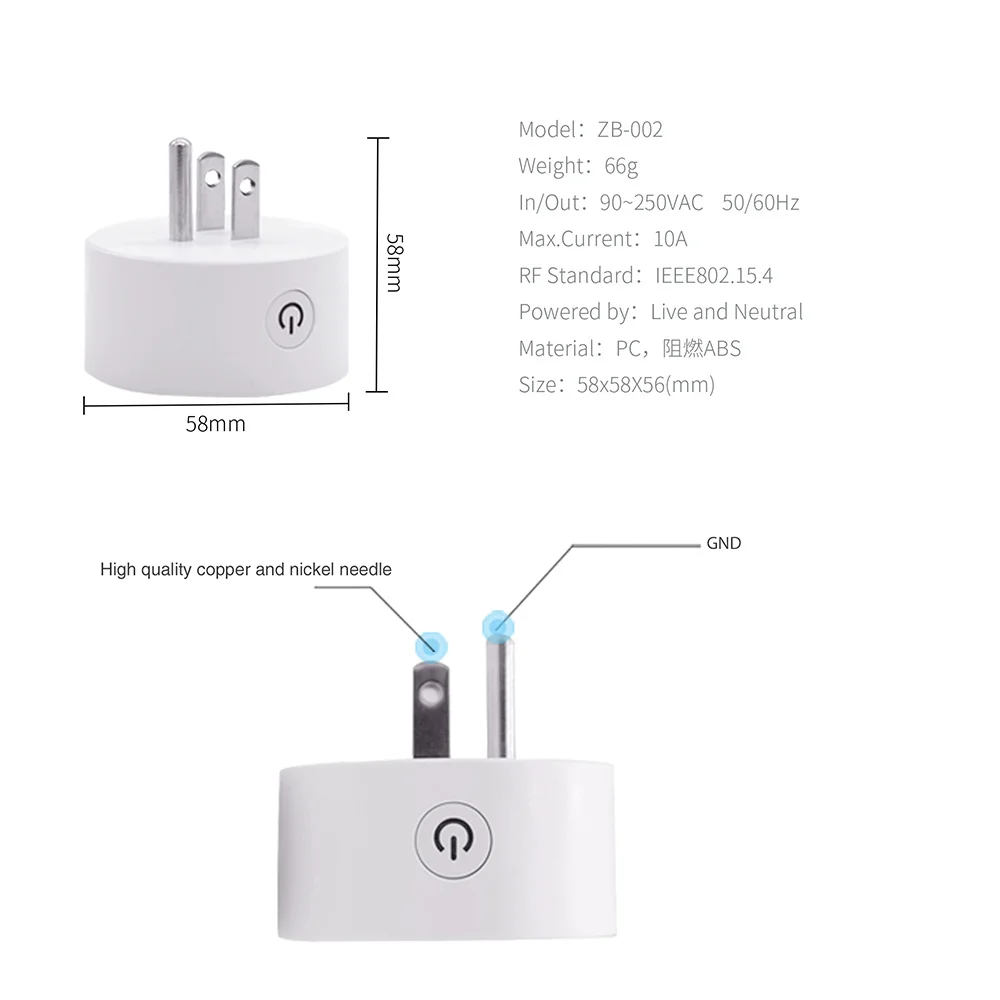 Умная розетка eWeLink ZigBee шлюз с Wi-Fi хаб приложением Alexa Wink Echo Беспроводной