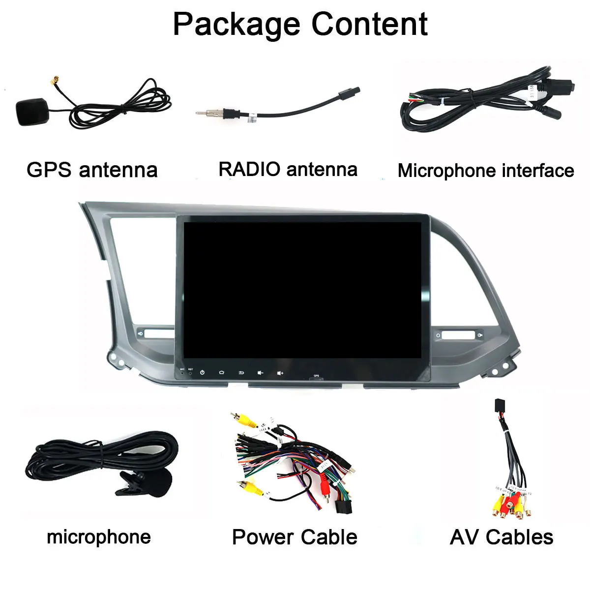 

4+64G DSP Android 10.0 8 Core Car DVD Navigation For Hyundai Elantra 2016-2018 Multimedia Player Stereo Head Unit Auto Car Radio