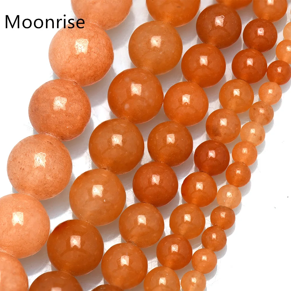 Бусины Из Натурального Красного авантюрина круглые бусины россыпью 4 мм 6 8 10 12 для