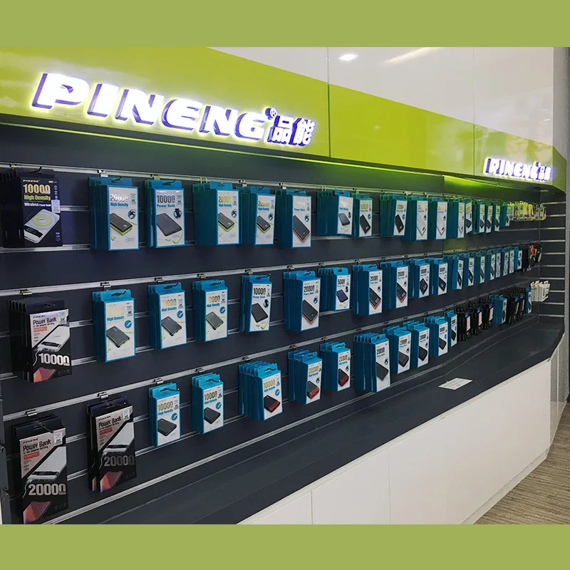 Оригинальный внешний аккумулятор PINENG для телефона 20000 мАч с двумя USB портами