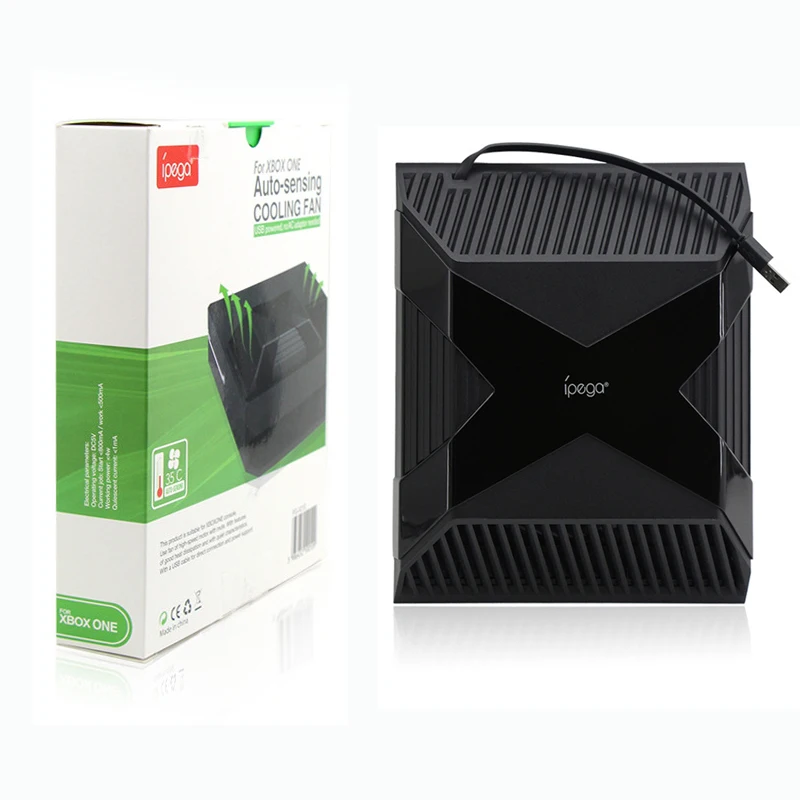 

Ipega Auto-Sensing Cooling Fan USB Power Built-in Cooler Temperature Control Fan External Fan for X-Box One Games Accessories