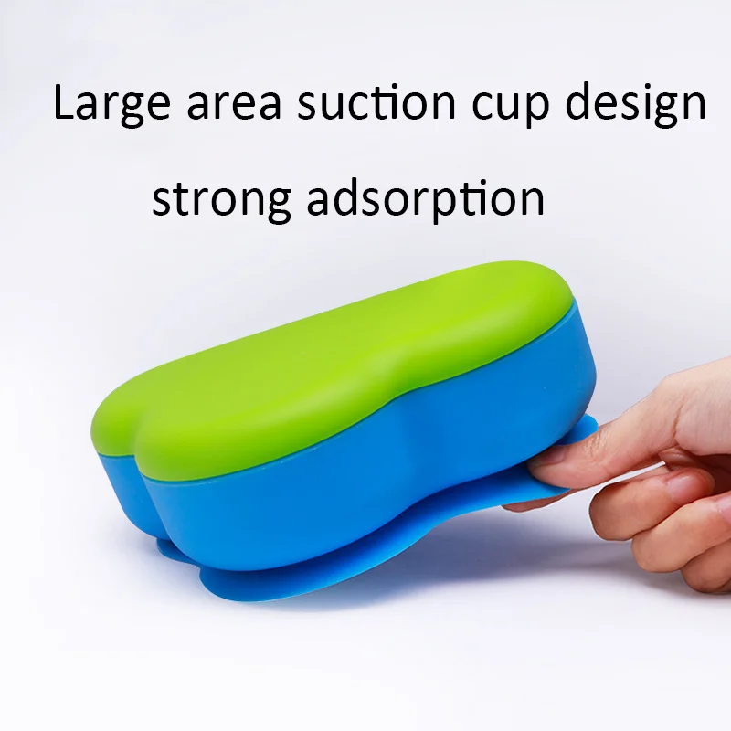 1 Набор детская силиконовая тарелка набор для кормления с милыми облаками