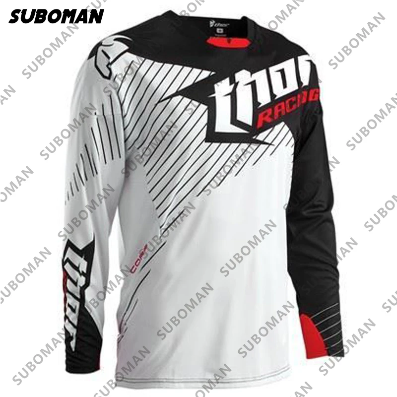 

Thor Men's Downhill Jerseys long Sleeve MTB Quick dry the clothes Shirts Offroad mx Motorcycle bmx Jersey Motocross Sportwear