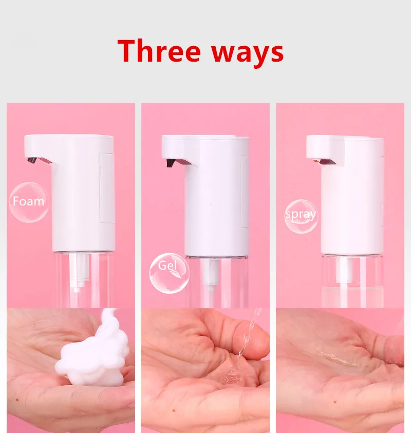 

Gel spray foam automatic soap dispenser touchless sensor soap foam dispenser liquid soap dispenser For Kitchen Bathroom